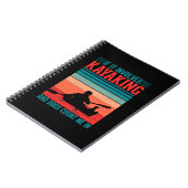 Kajaks und Hunde zählen mich rein Notizblock (Linke Seite)