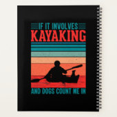 Kajaks und Hunde zählen mich rein Planer (Rückseite)