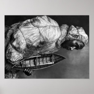 Kajakschuh mit wasserfester Jacke mit Spielzeugboo Poster