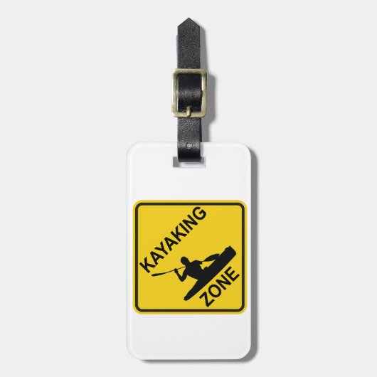 Kajakzone Gepäckanhänger (Vorderseite vertikal)