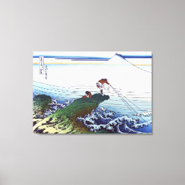 Kajikazawa in der Provinz Kai Leinwanddruck