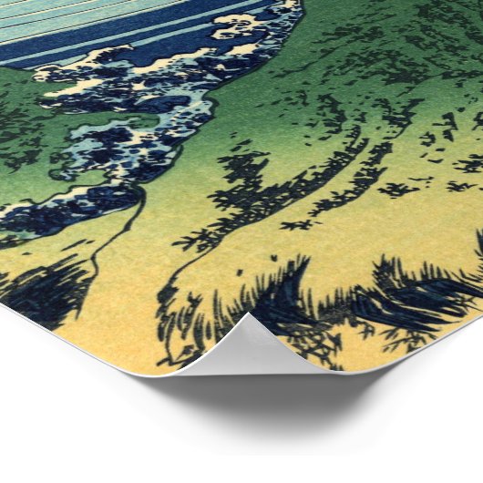 Kajikazawa in der Provinz Kai Poster (Ecke)