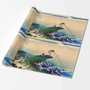 Kajikazawa in der Provinz Kai von Katsushika Hokus Geschenkpapier