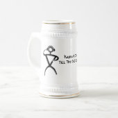 Kajira u. Klemmen-Liebe Stien Bierglas (Vorderseite Links)