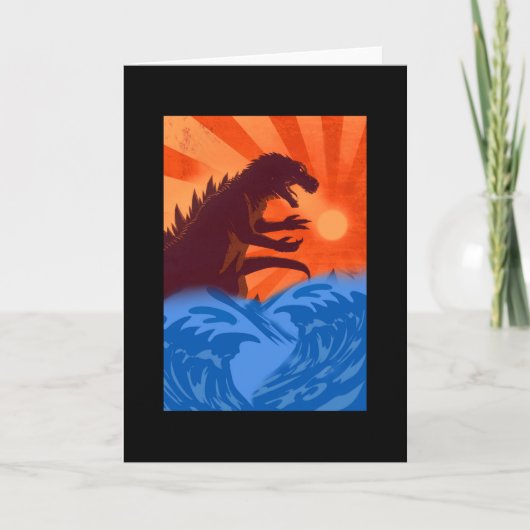 Kajiu Gojira König der Monster japan Karte (Vorderseite)