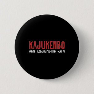Kajukenbo Karate Judo Jiu Jitsu Kung Fu Button