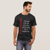 KAJUKENBO Shirt "Through This Fist Art" Unisex T-S (Vorne ganz)
