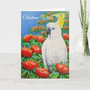 Kakados - Weihnachtswünsche Feiertagskarte