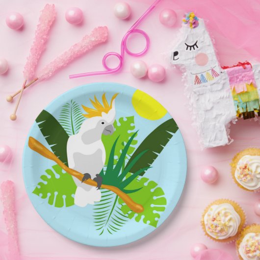 Kakadu 3 pappteller (Party)