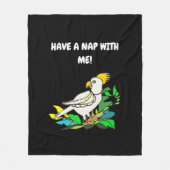 Kakadu Fleecedecke (Vorderseite)