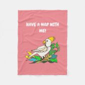 Kakadu Fleecedecke (Vorderseite)