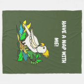 Kakadu Fleecedecke (Vorderseite (Horizontal))