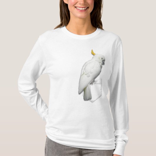 Kakadu in der Tasche T-Shirt (Vorderseite)