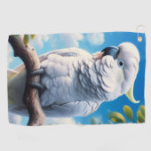 Kakadu-Kunst Golfhandtuch (Horizontal)