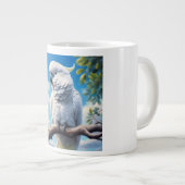 Kakadu-Kunst Jumbo-Tasse (Vorderseite Rechts)
