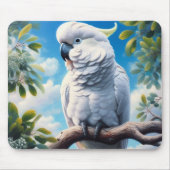 Kakadu-Kunst Mousepad (Vorne)