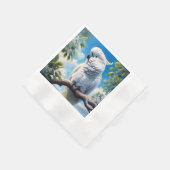 Kakadu-Kunst Serviette (Ecke)