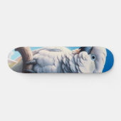 Kakadu-Kunst Skateboard (Horizontal)