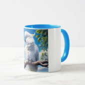 Kakadu-Kunst Tasse (VorderseiteRechts)
