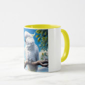 Kakadu-Kunst Tasse (VorderseiteRechts)