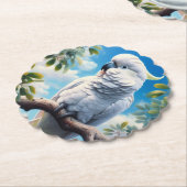 Kakadu-Kunst Untersetzer (angewinkelt)