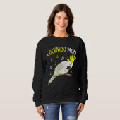 Kakadu-Mutter Papagei Vogel Frauen Sweatshirt (Vorne ganz)
