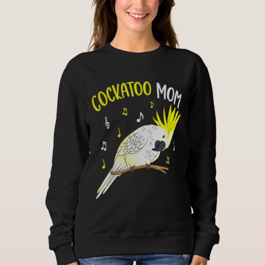 Kakadu-Mutter Papagei Vogel Frauen Sweatshirt (Vorderseite)