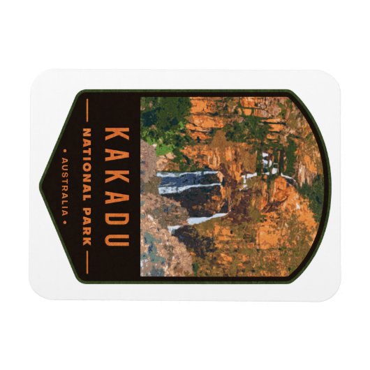 Kakadu Nationalpark Abzeichen Magnet (Horizontal)