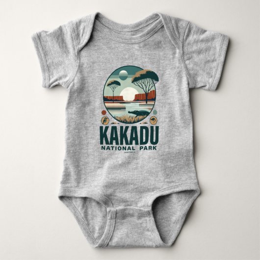 Kakadu Nationalpark Australien Baby Strampler (Vorderseite)