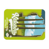 Kakadu Nationalpark Australien Karte Magnet (Horizontal)