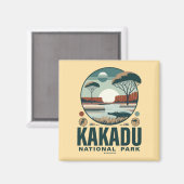 Kakadu Nationalpark Australien Magnet (Vorderseite/Rückseite)