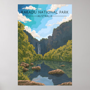 Kakadu Nationalpark Australien Reiseplakat Poster