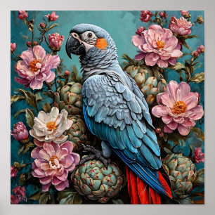 Kakadu Papagei Poster