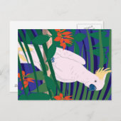 Kakadu Postkarte (Vorne/Hinten)