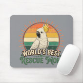 Kakadu-Rettungsvogelmama Mousepad (Mit Mouse)