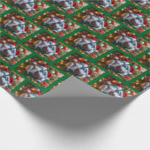 Kakadu-Weihnachtspapier Geschenkpapier (Ecke)