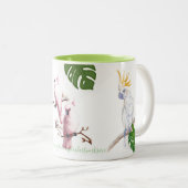 "Kakadus" Zweifarbige Tasse (VorderseiteRechts)