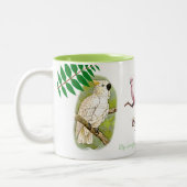 "Kakadus" Zweifarbige Tasse (Links)