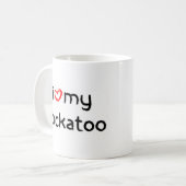 Kakadusherz Kaffeetasse (Vorderseite Links)