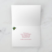 Kakao | Candy Cane | Scarf & Mitt Weihnachten Karte (Innenseite)