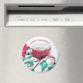 Kakao | Candy Cane | Scarf & Mitt Weihnachten Magnet (In Situ (Geschirrspüler))