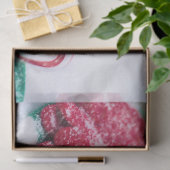 Kakao | Candy Cane | Scarf & Mitt Weihnachten Seidenpapier (Geschenk)