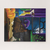 Kakao der Halloween Cat Puzzle (Horizontal)