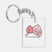 Kakao Friends Apeach Schlüsselanhänger (Vorderseite links)