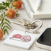 Kakao Friends Apeach Schlüsselanhänger (Vorderseite rechts)