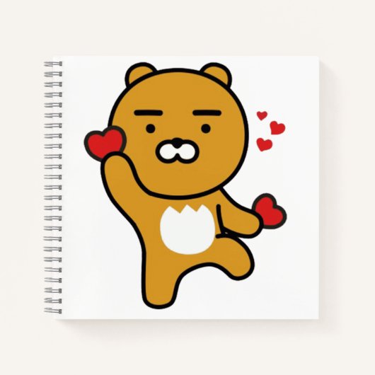 Kakao Friends Ryan Notizblock (Vorderseite)