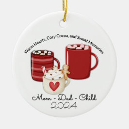 Kakao für drei keramik ornament