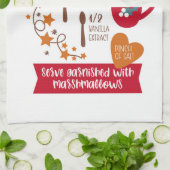 Kakao Geschirrtuch (Gefaltet)