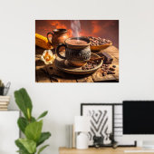 KAKAO - HEISSE SCHOKOLADE POSTER (Heimbüro)