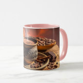 KAKAO - HEISSE SCHOKOLADE TASSE (VorderseiteRechts)